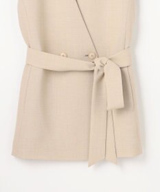 自由区 S リラックスバスケットノーカラー ジレ