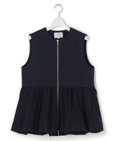 23区 【先行予約】コットンダンボール ペプラム ジレ アウター