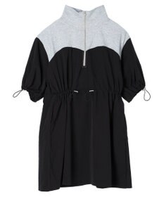 earth music&ecology ハーフＺＩＰミニワンピース