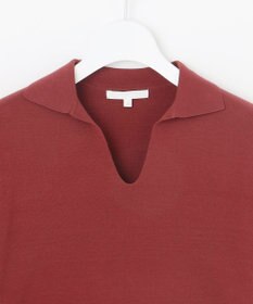 自由区 S レーヨンストレッチスキッパー ニット