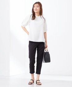 ANY SIS 【撥水】サテンストレッチビューティ パンツ