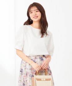 ANY SIS 【洗える】エンブロイダリーラグラン ブラウス