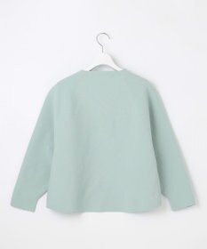 自由区 S ポリエステルホールガーメントラグランボタン ニット