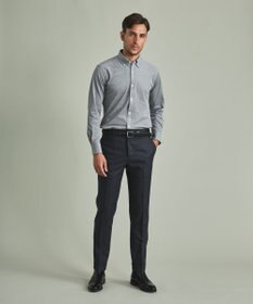 GOTAIRIKU 【尾州】サキソニーストレッチ パンツ_ノータック