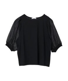 Green Parks 袖シアードッキング５分袖カットプルオーバー