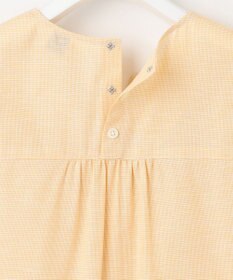 J.PRESS LADIES S 【洗える・吸水】 BEZピンチェック キーネック ブラウス