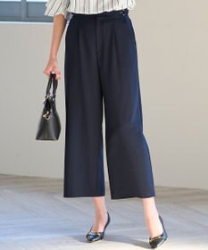 ANY SIS 【洗える】ベルトポイントワイド パンツ