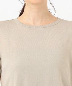 J.PRESS LADIES 【洗える】レーヨンストレッチ レイヤードニット