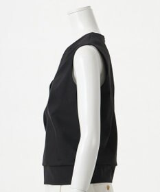 23区 【エステータ】トリアセファインジャージー タックデザイン カットソー