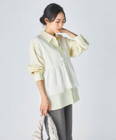 OP／FILA 【Ocean Pacific】Vネックレースビスチェ