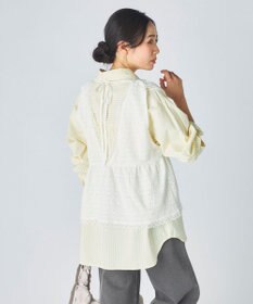 OP／FILA 【Ocean Pacific】Vネックレースビスチェ