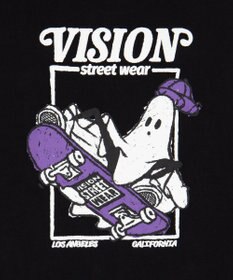 WEGO 【ユニセックス着用ITEM】別注VISIONゴーストスケーターグラフィックT（LS）