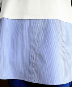 Tiaclasse 【安田美沙子さん着用・選べる裾】 レイヤードヘムカットソーTシャツ