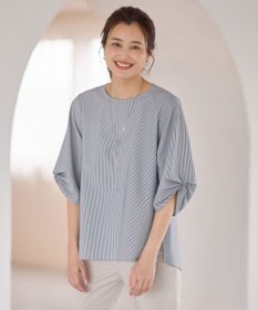 ANY 【洗濯機可】サッカーストライププルオーバー