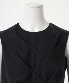 23区 【エステータ】トリアセファインジャージー タックデザイン カットソー