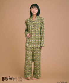 une nana cool 【ハリー・ポッターコラボ】【綿100%】開襟パジャマ