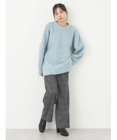 earth music&ecology フワフワＭＩＸヤーンチュニック