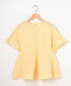 組曲 【先行予約】サッカーギンガムチェック ペプラムブラウス