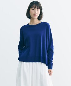 UNFILO マイビューティニット クルーネック ディープブルー