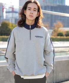 WEGO ヘビーウエイトラインスリーブプルオーバー