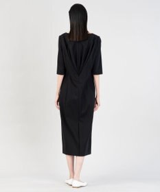 23区 【エステータ】コットンダブルクロス ハーフスリーブワンピース