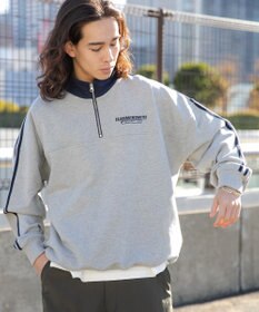 WEGO ヘビーウエイトラインスリーブプルオーバー