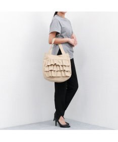 UNBILLION カシュカシュ cachecache / フリルトートバッグ