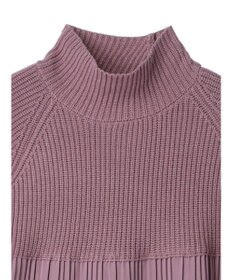 earth music&ecology プリーツフレアニットチュニック