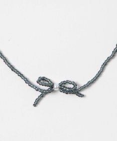 WEGO Lカラービーズリボンネックレス