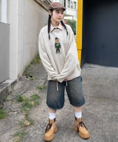 WEGO 【ユニセックス着用ITEM/MLサイズ展開】ジャガードアニマルプルオーバー