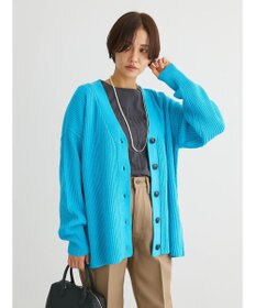 Green Parks 洗える　Ｖネックニットカーディガン