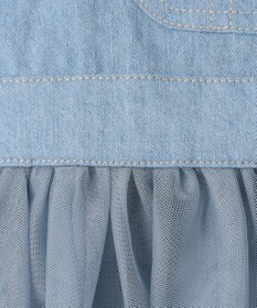 ANY KIDS チュール付き ジャンパースカート