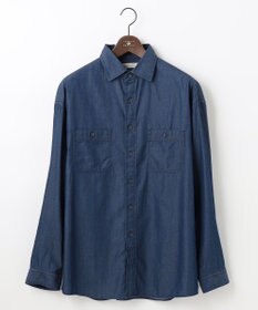 JOSEPH ABBOUD MOUNTAIN 【SPACE／UNISEX】Fine Count INDIGO シャツ