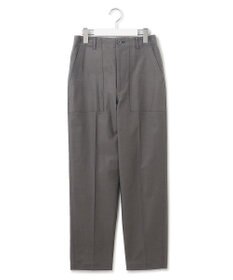 23区 L 【SLOW/洗える】バックサテンストレッチ ベイカーパンツ