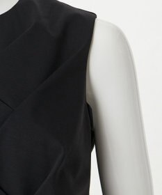 23区 【エステータ】トリアセファインジャージー タックデザイン カットソー