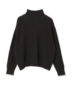 Green Parks 袖ラインカノコ編みニットプルオーバー