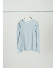 earth music&ecology パフスリーブクレープリブインナー