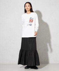 SHARE PARK LADIES 【LADIES】吸水速乾 フロントプリントTシャツ