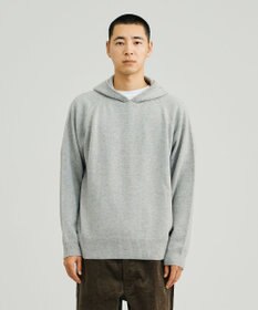 J.PRESS YORK STREET 【UNISEX】ウールカシミヤ フーディニット