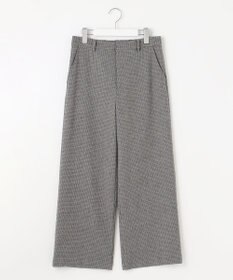 J.PRESS LADIES 【洗える】チェルビック チェック セミワイド パンツ