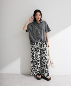 Green Parks シアーデニム２ＷＡＹビックドルマンシャツ