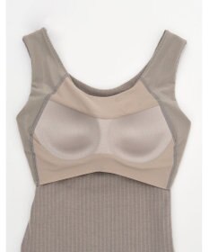 Wing カップ付きノースリーブ　【シンクロブラトップ　リブタイプ】　ラクしてきれいなシルエット　ウイング／ワコール　ET1171