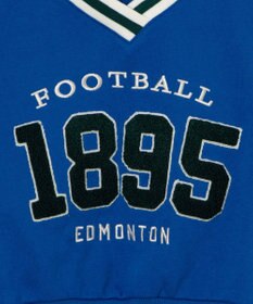 WEGO Vネックラインリブショートスウェット