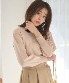 Feroux 【洗える】ビジューポイント ニット