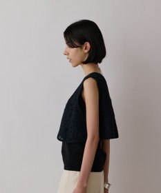 GRACE CONTINENTAL メッシュembジレ