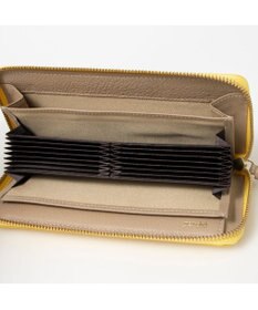 UNBILLION ペルケ perche / ドット型押し・ジャバラカード長財布