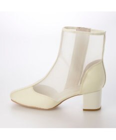 MODE ET JACOMO <noyau>ブロックヒールチュールブーツ