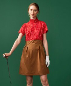 23区GOLF 盛夏対応のマルチ機能【接触冷感・UVケア・吸水速乾】【WOMEN】ドッキングワンピース