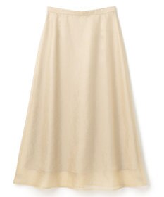 uncrave 【手洗い可】リンクルオーガンジー フレアスカート（uncrave STANDARD）