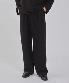 WEGO 【ウエストゴム/MLサイズ展開/ユニセックス着用ITEM】ボンディングワイドスウェットパンツ